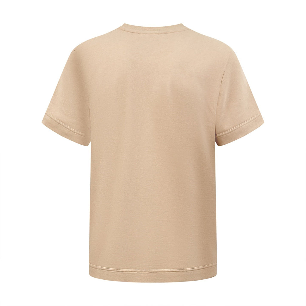 2026 New GS Leather-Trimmed Pocket Short-Sleeved Top (AA573-A20)