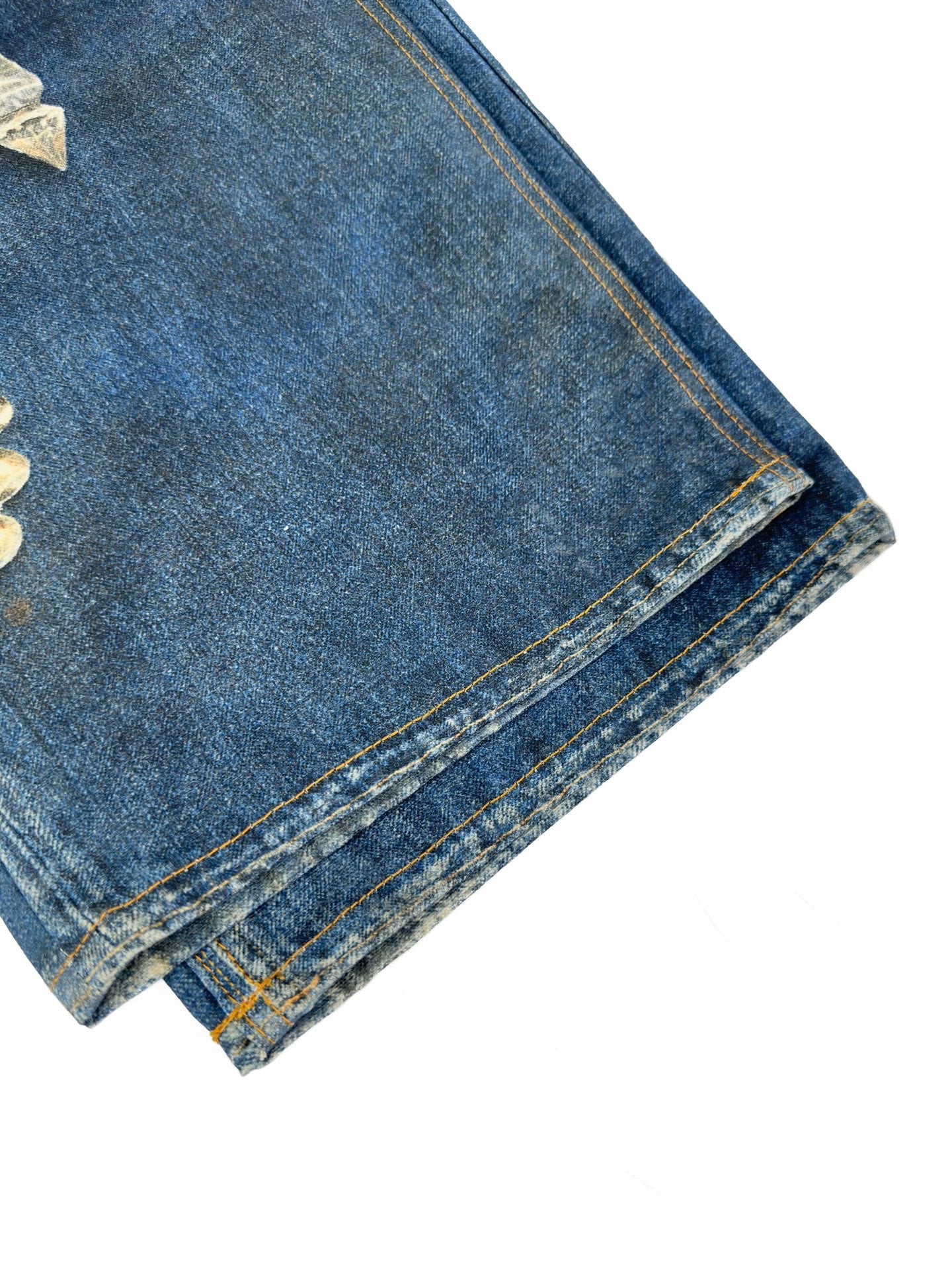 2026 Women's GS Optical Illusion Striped Dyed Jeans (EE416)