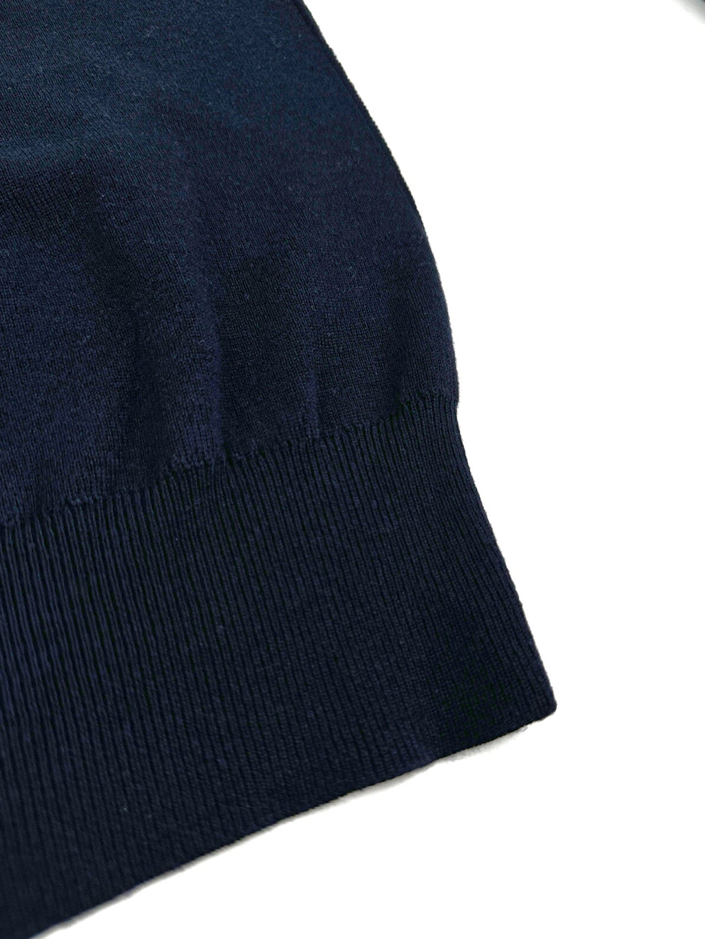 2026 New GS Embroidered Logo Polo Neck Knit Top (AA598-A60)