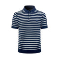 2026 New GS Embroidered Stripe Polo Neck Knit (CC985-A80)