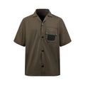 2026 New GS Logo Patch Pocket Short-Sleeved Shirt (AA613-A85)