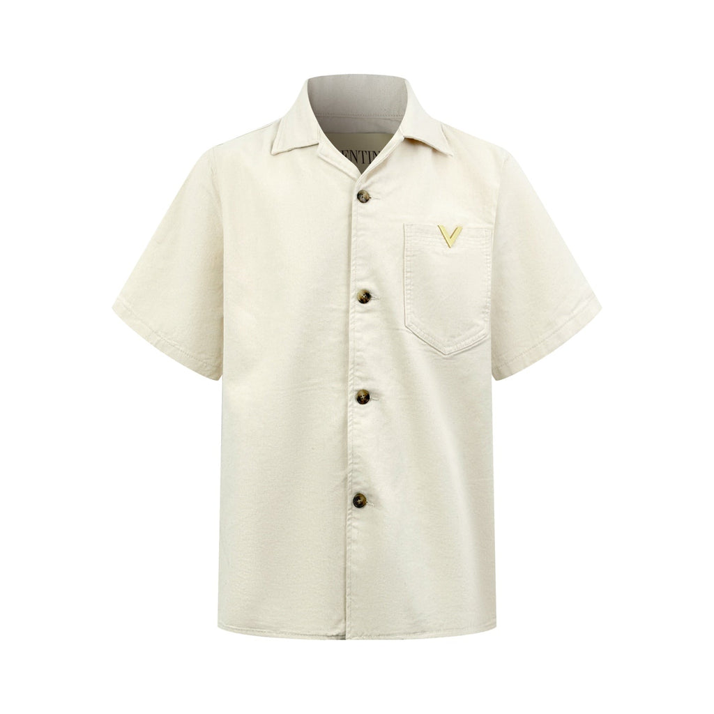 2026 New Style GS Logo Denim Shirt (AA618-A85)