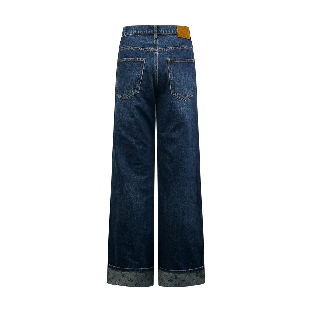 2026 New GS Logo Cuffed Jeans (BB866-B70)