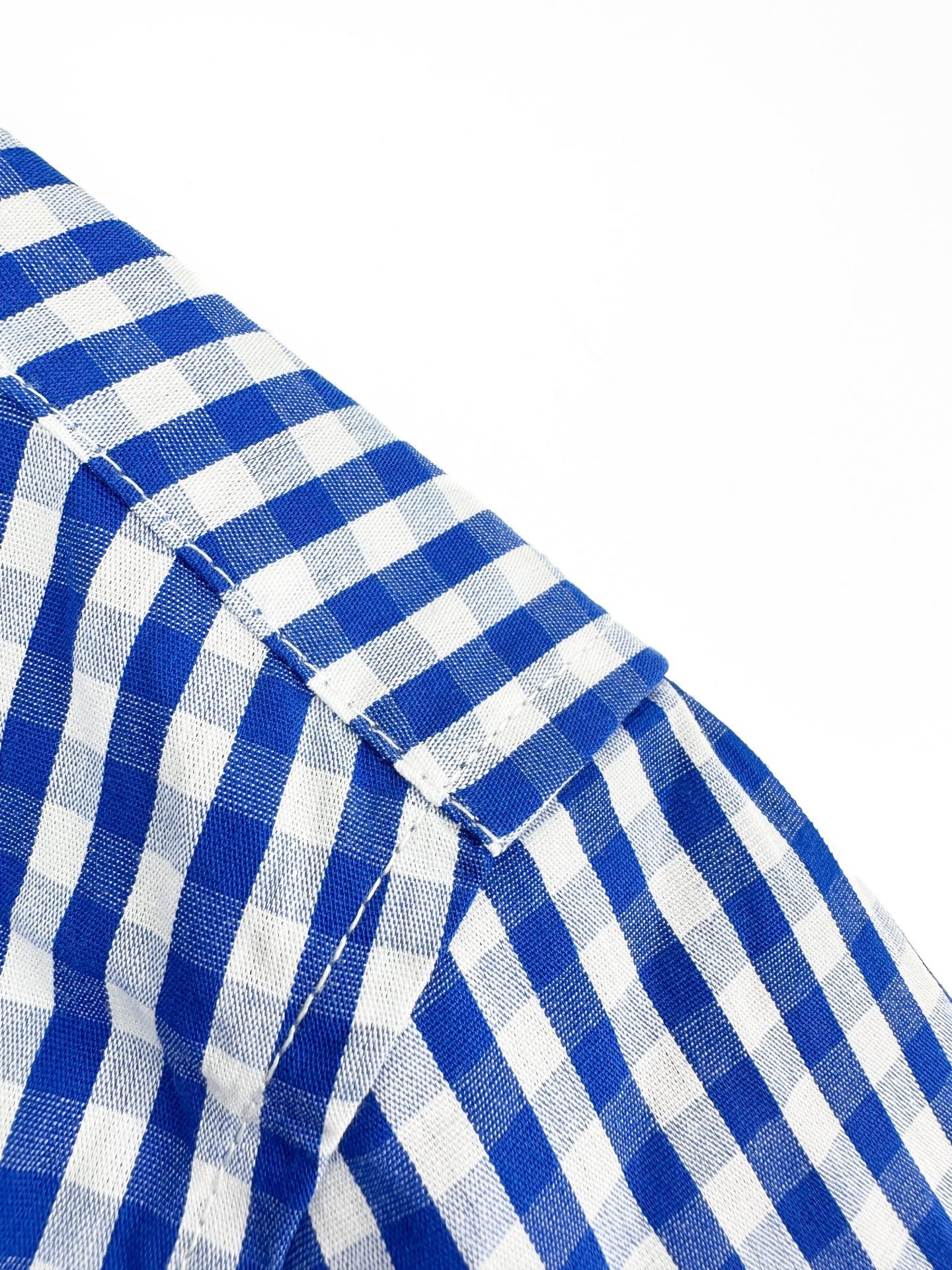 2026 New GS Embroidered Check Short-Sleeved Shirt (AA628-A70)