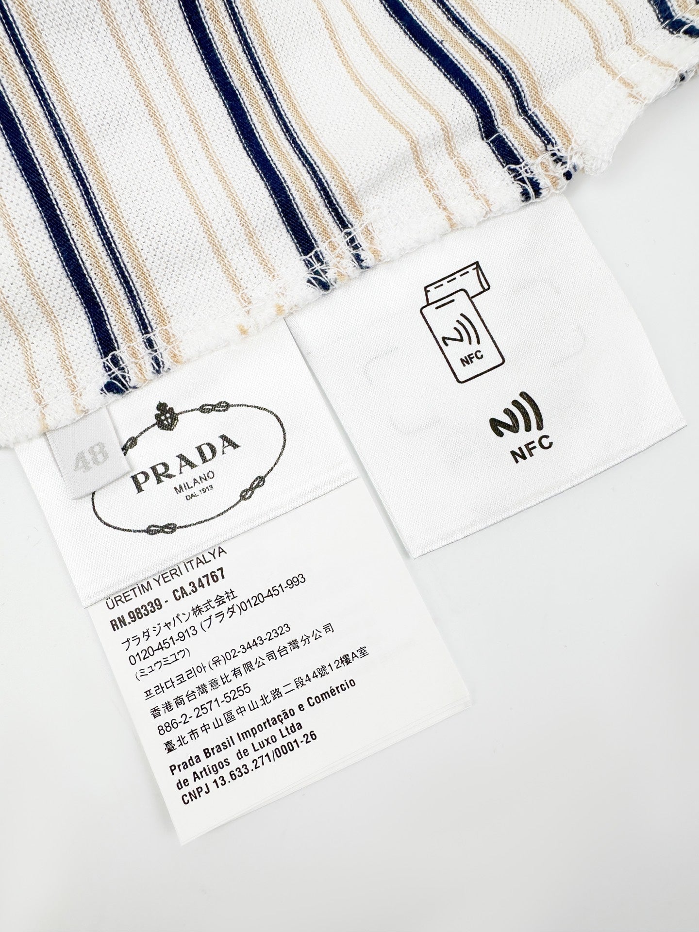 2026 New GS Logo Striped Polo Shirt (CC992-A60)