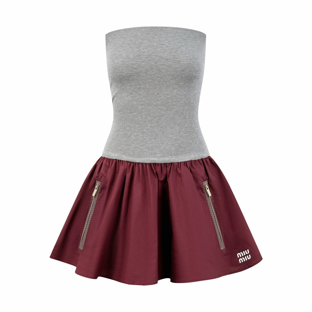 2026 Women's GS Logo Zipper Dress (FF735)