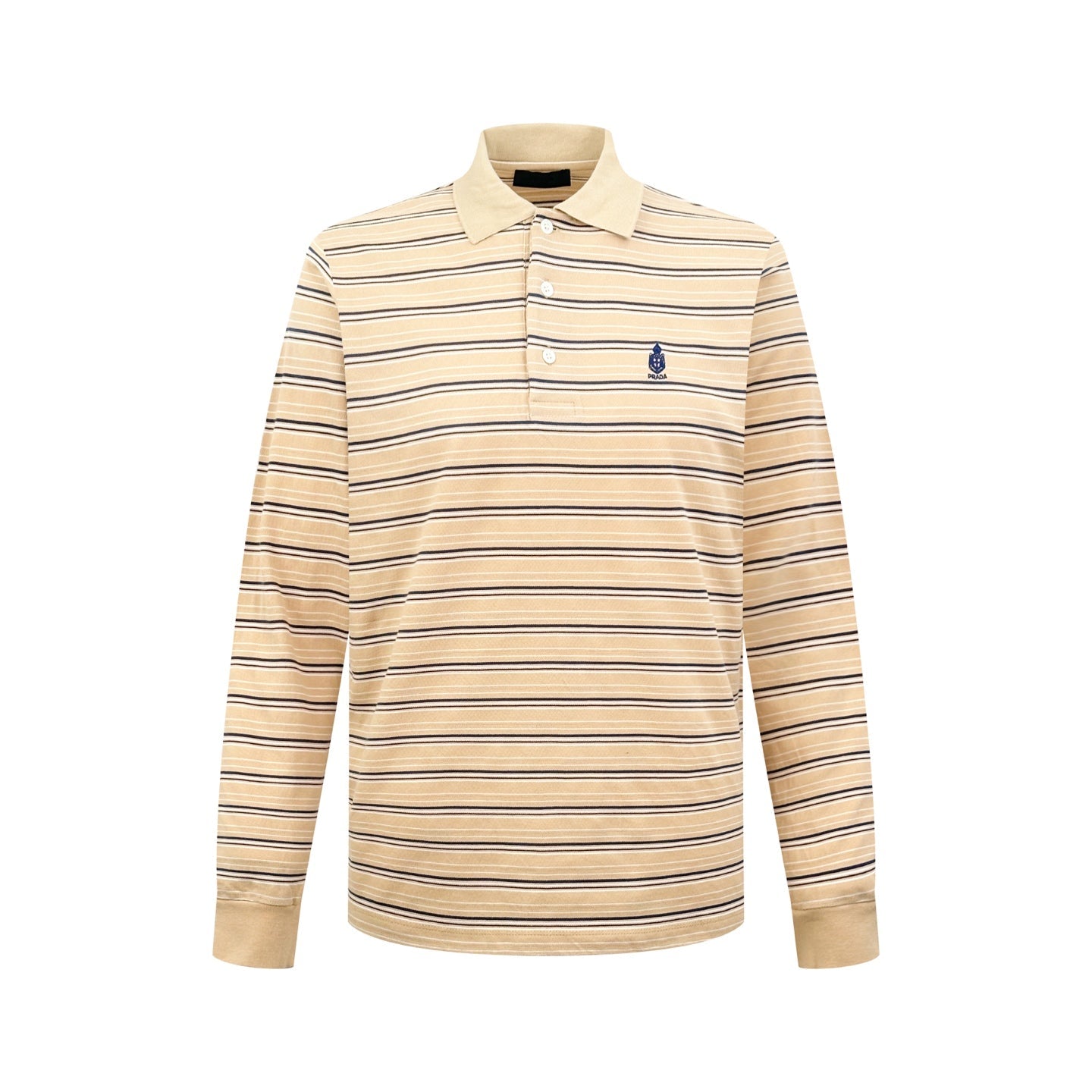2026 New Model GS Logo Striped Long-Sleeved Polo Shirt (CC993-A70)