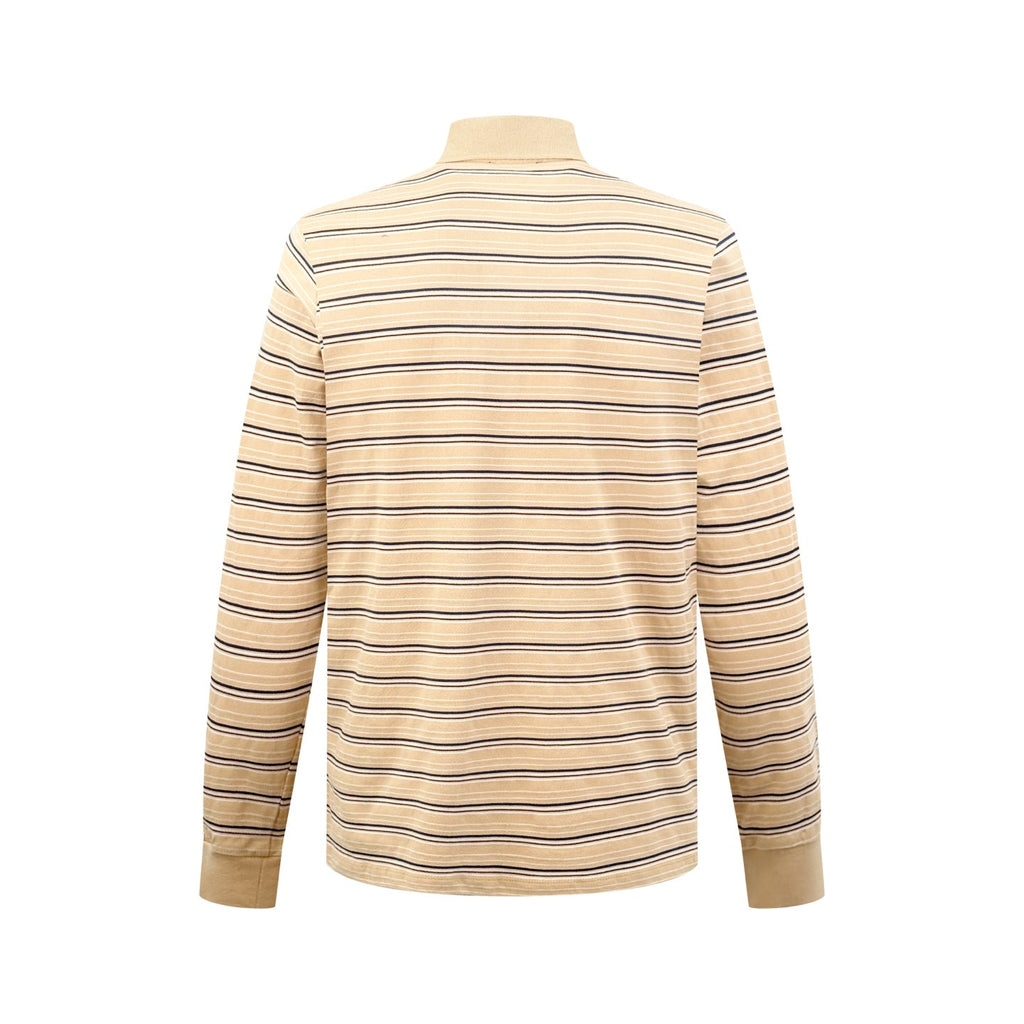 2026 New Model GS Logo Striped Long-Sleeved Polo Shirt (CC993-A70)