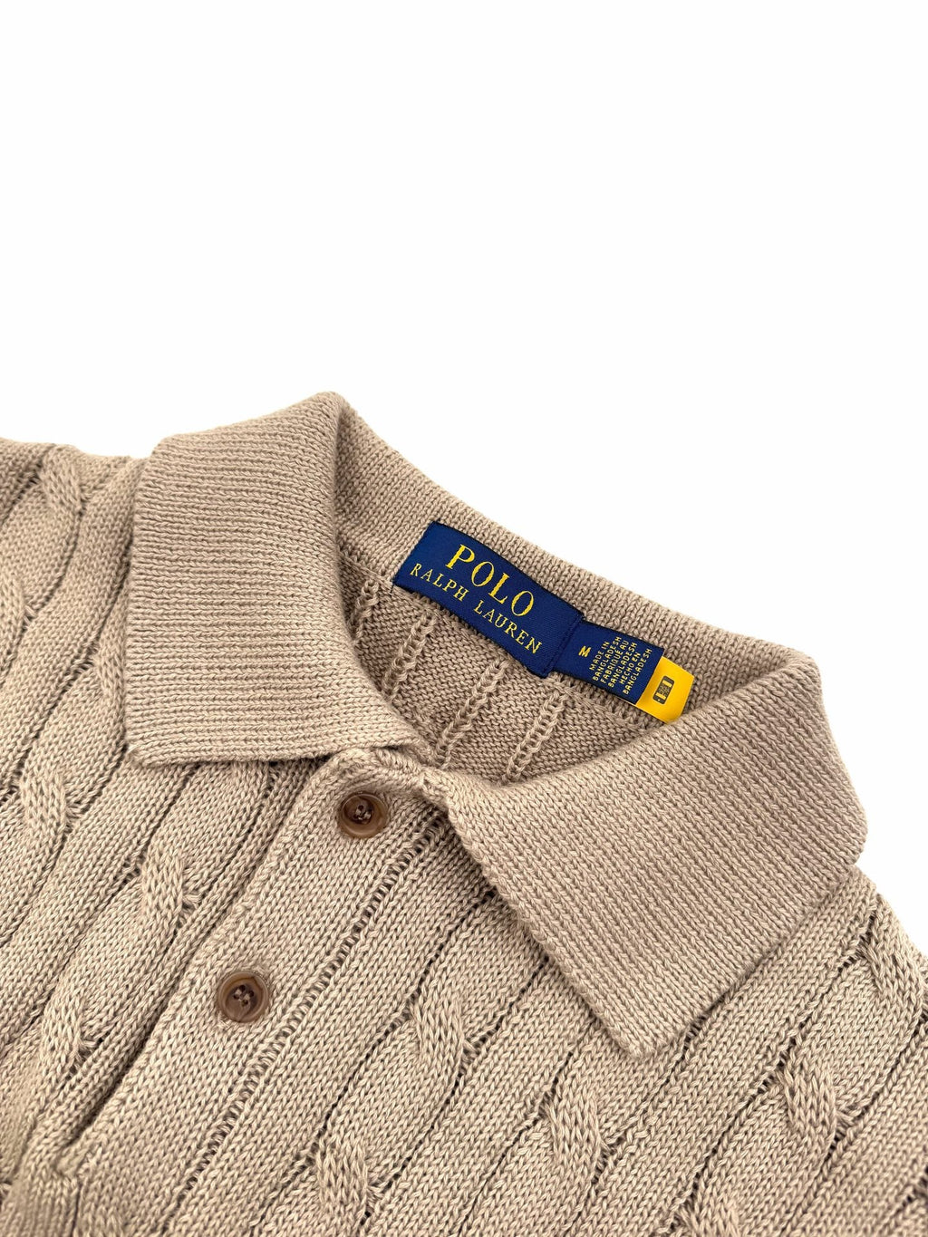 2026 New GS Cable-Knit Polo Neck Sweater (CC945-A60)