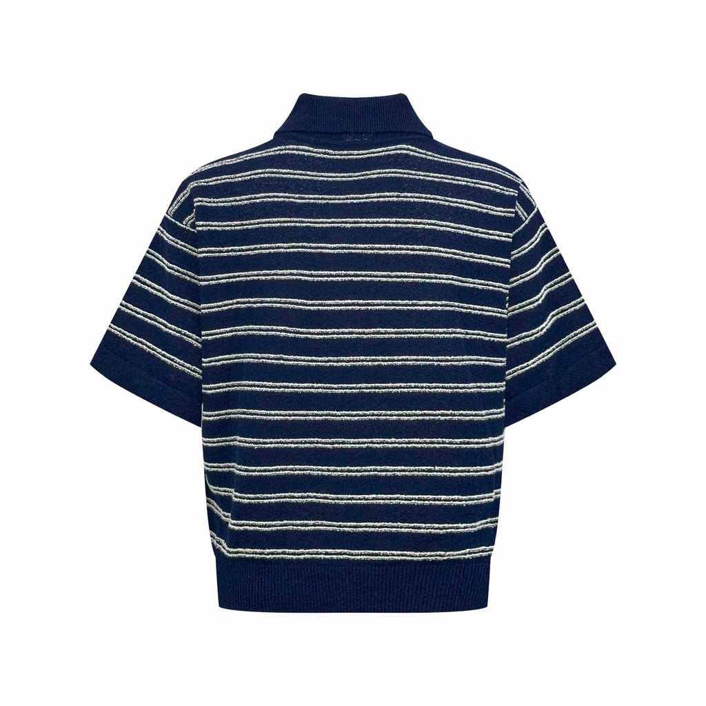 2026 Women's GS Logo Polo Neck Knit Sweater (DD142)