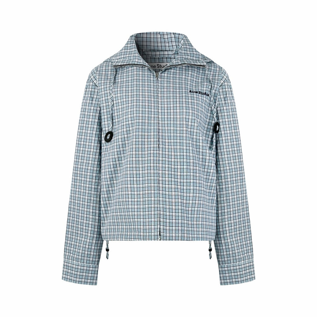 2026 Women's GS Embroidered Checkered Hooded Jacket (FF762)