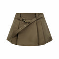 2026 Women's GS Logo Metal Belt Short Dress (FF766)