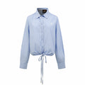 2026 Women's GS Embroidered Striped Laced Shirt (FF776)