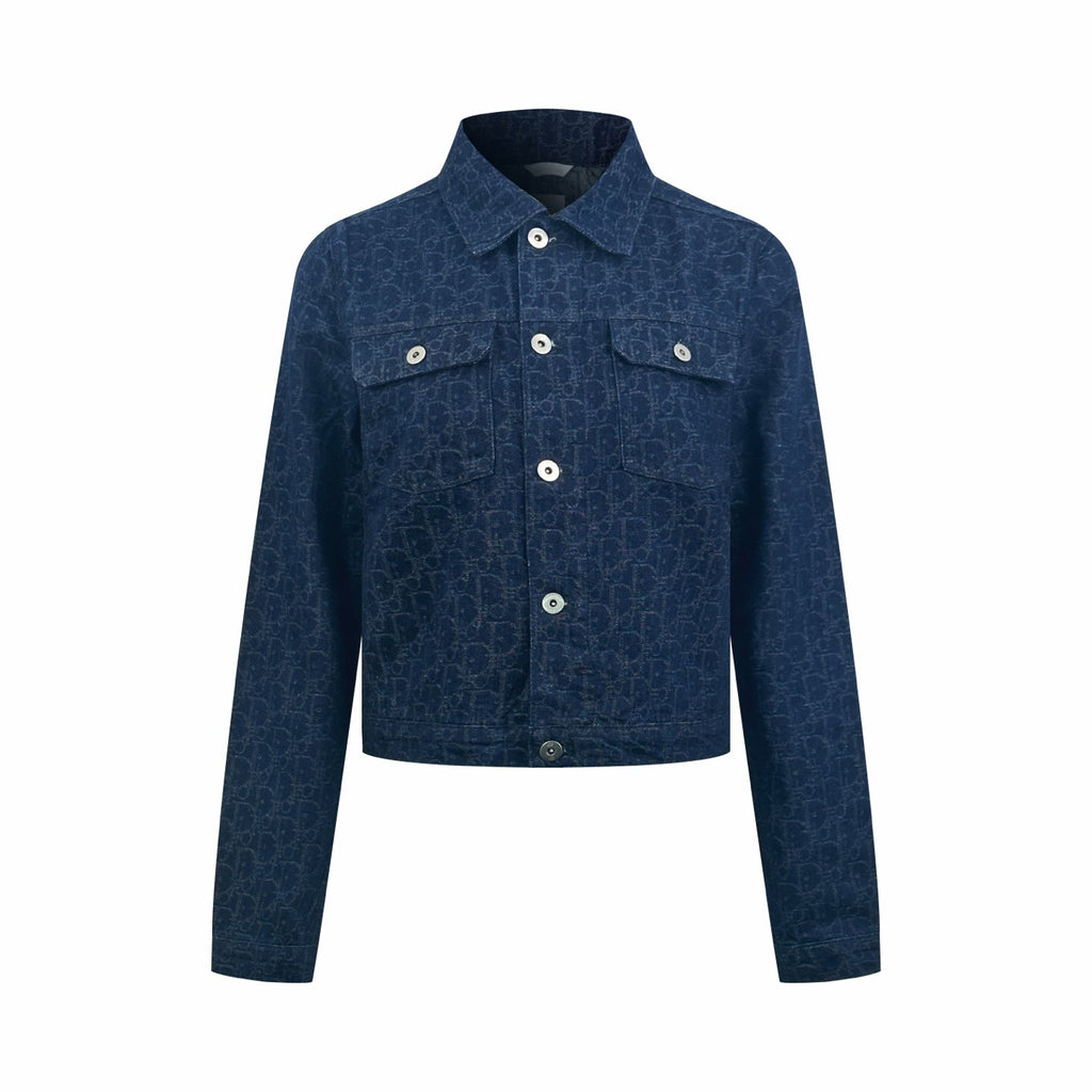 2026 Women's GS Full-Print Denim Jacket (DD140)
