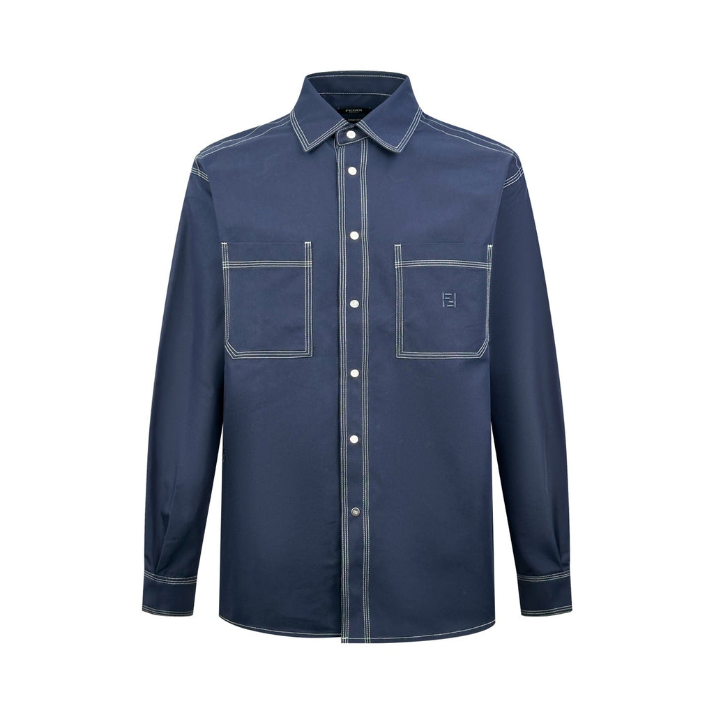 2026 New Model GS Embroidered Contrast Shirt (BB881-B35)