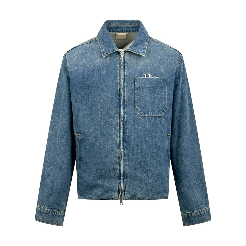 2026 New Style GS Embroidered Zipper Denim Jacket (BB865-B80)