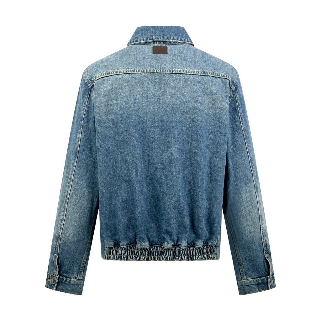 2026 New Style GS Embroidered Zipper Denim Jacket (BB865-B80)