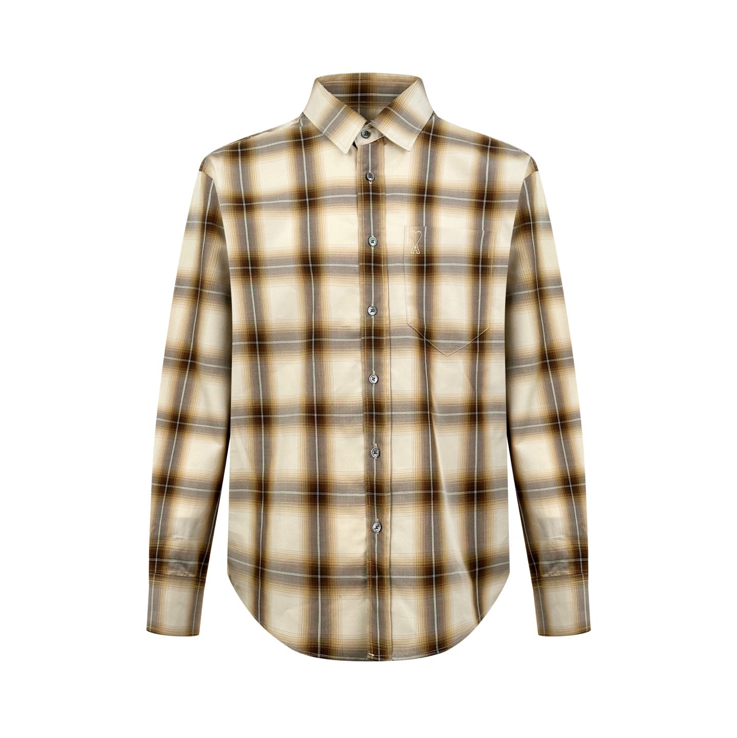 2026 New Model GS Embroidered Checkered Shirt (BB834-B45)