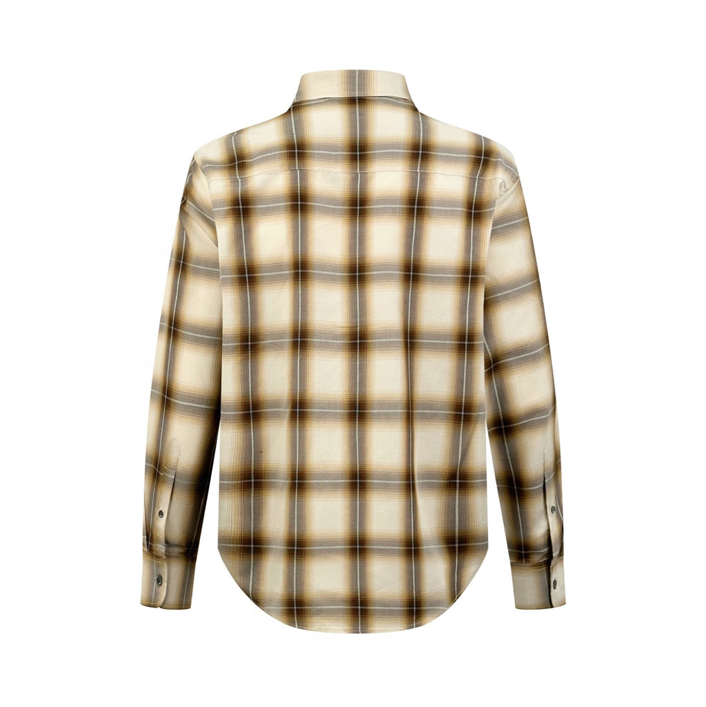 2026 New Model GS Embroidered Checkered Shirt (BB834-B45)