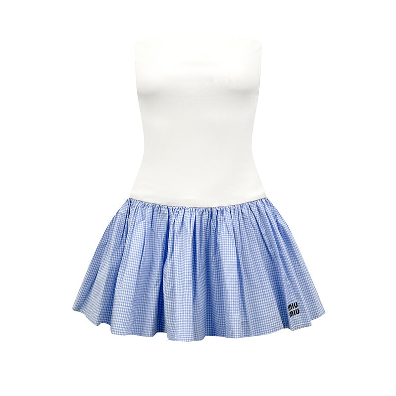 2026 Women's GS Logo Checkered Dress (FF774)