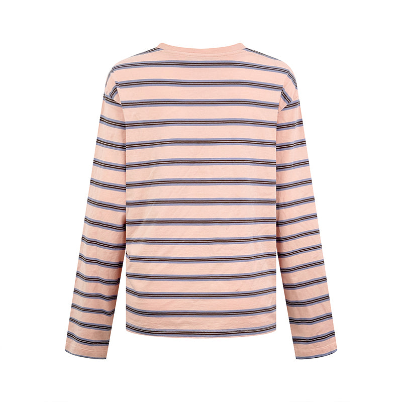 2026 Women's GS Logo Striped Long-Sleeved (FF790)