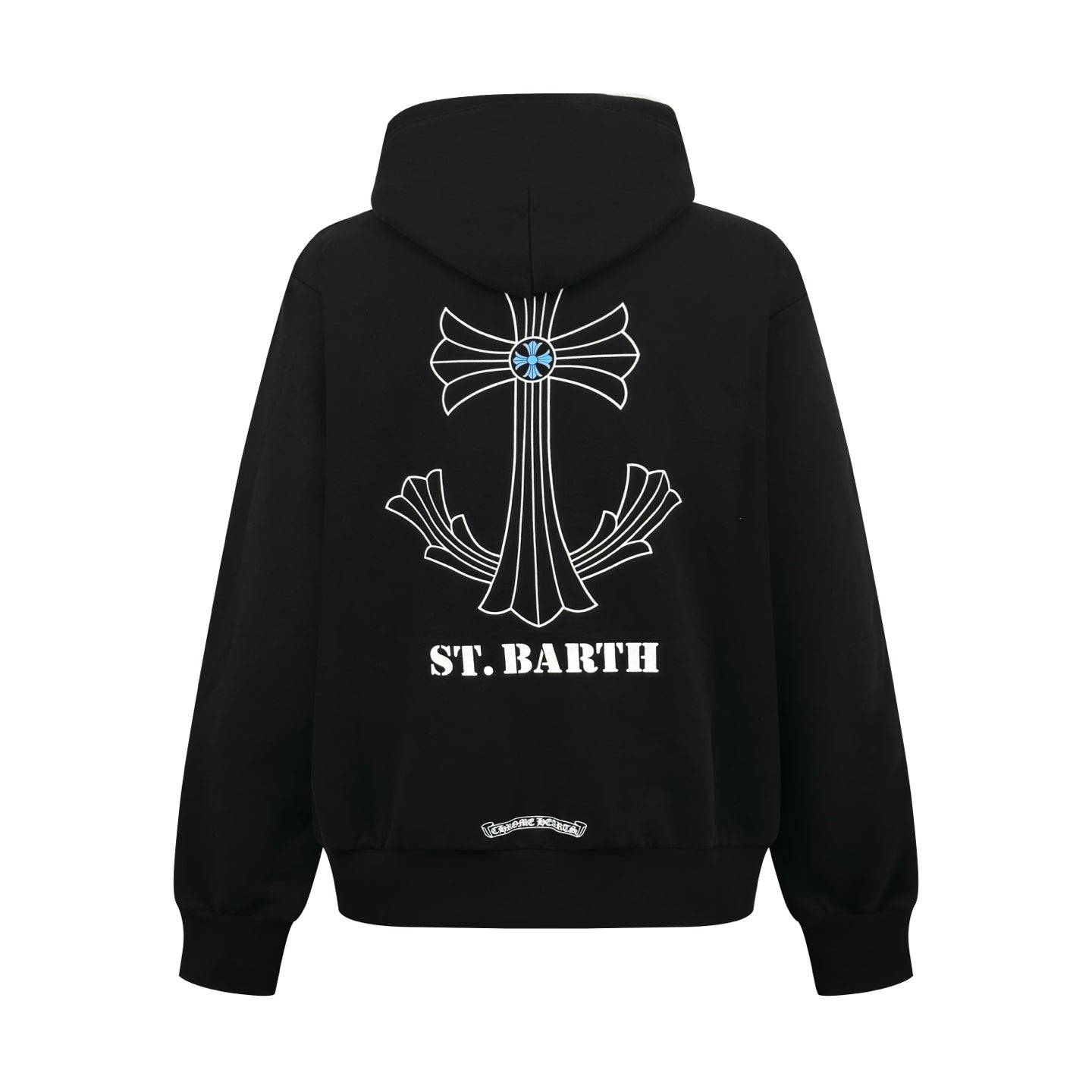 2026 New Model GS Cross-Design Printed Hooded Sweatshirt (AA676-B10)