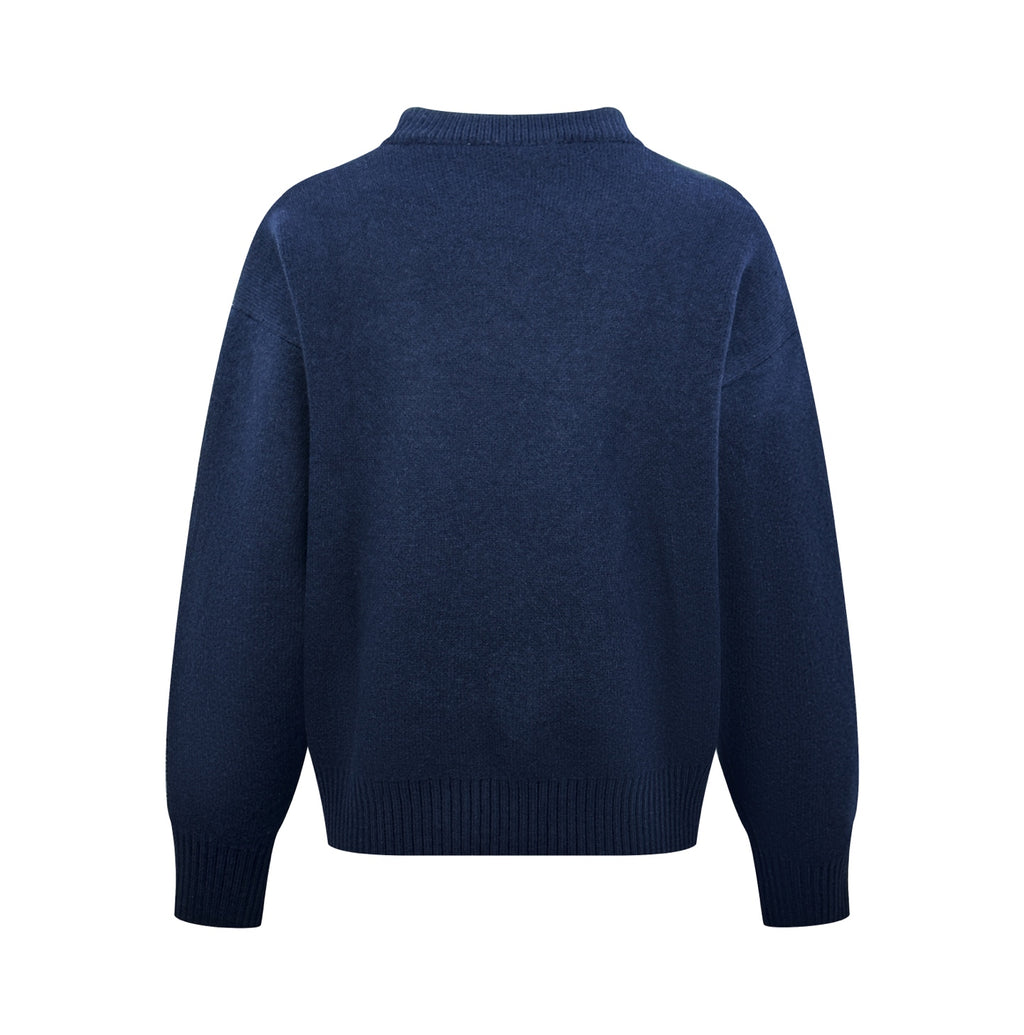 2026 New GS Jacquard Crew Neck Knit (25374-B30)