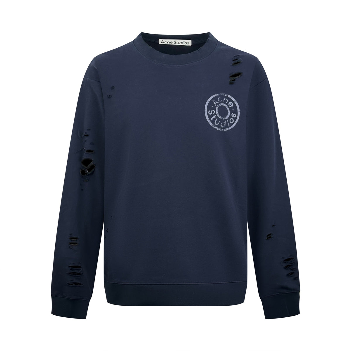 2026 New Model GS Hole-Embossed Vintage Logo Sweatshirt (AA695-A90)