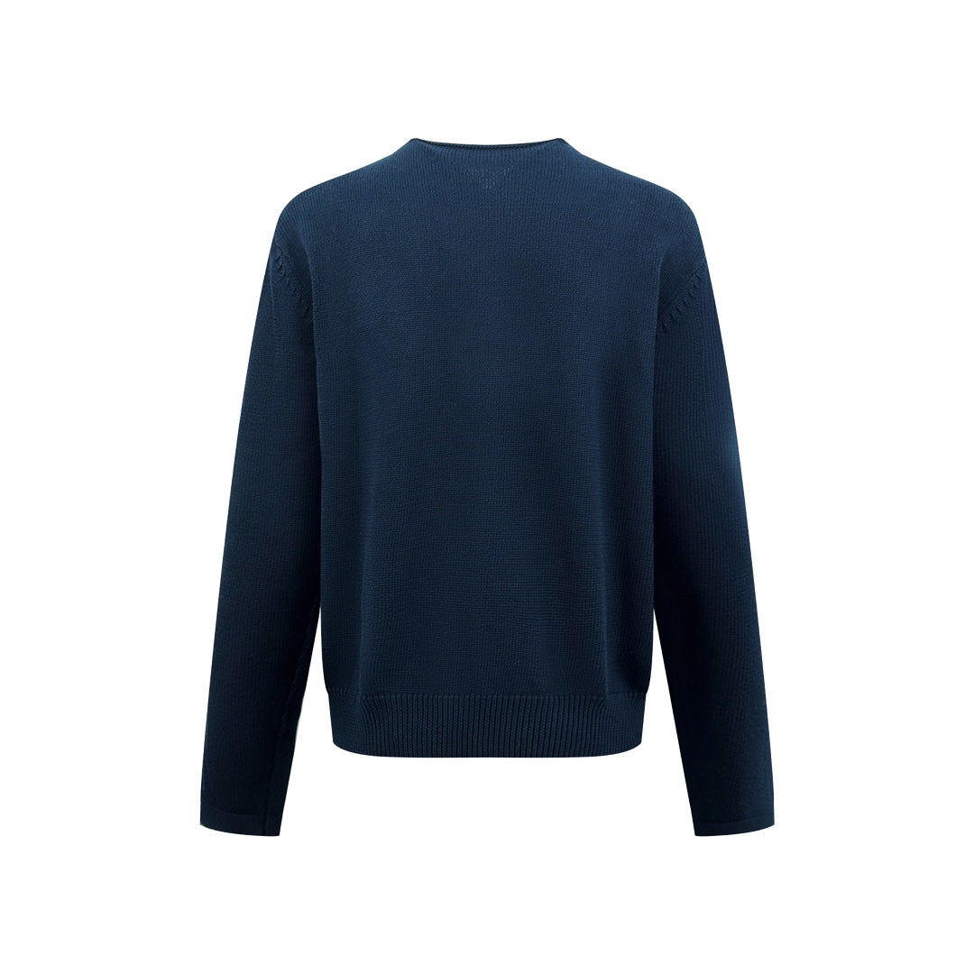 2026 New Style GS Embroidered Knitted Long-Sleeved Shirt (25307-B30)