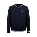 2026 New Model GS Embroidered Twisted Knit V-Neck Sweater (AA675-B25)