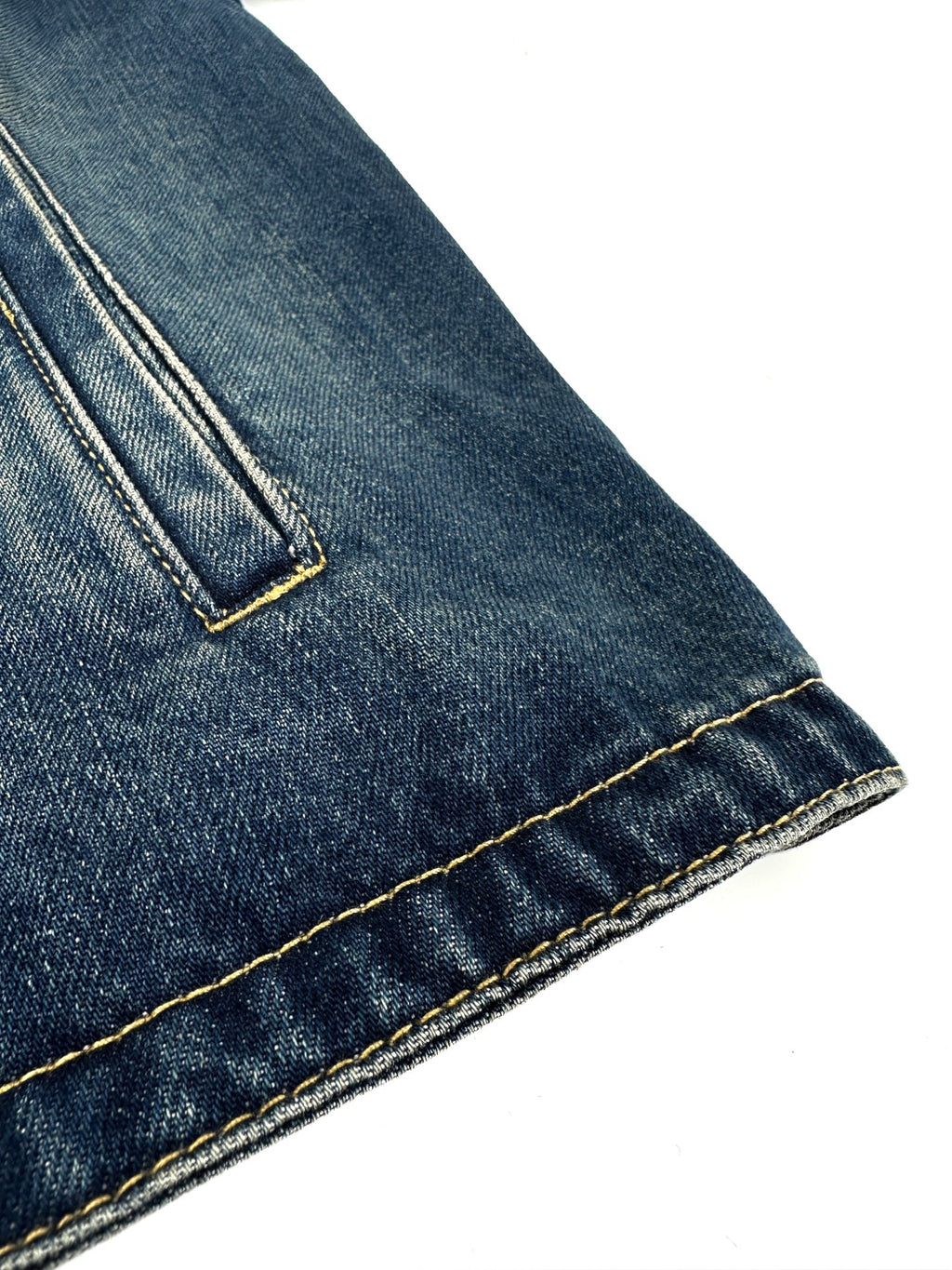 2026 New Model GS Leather Detail Denim Jacket (BB872-C25)
