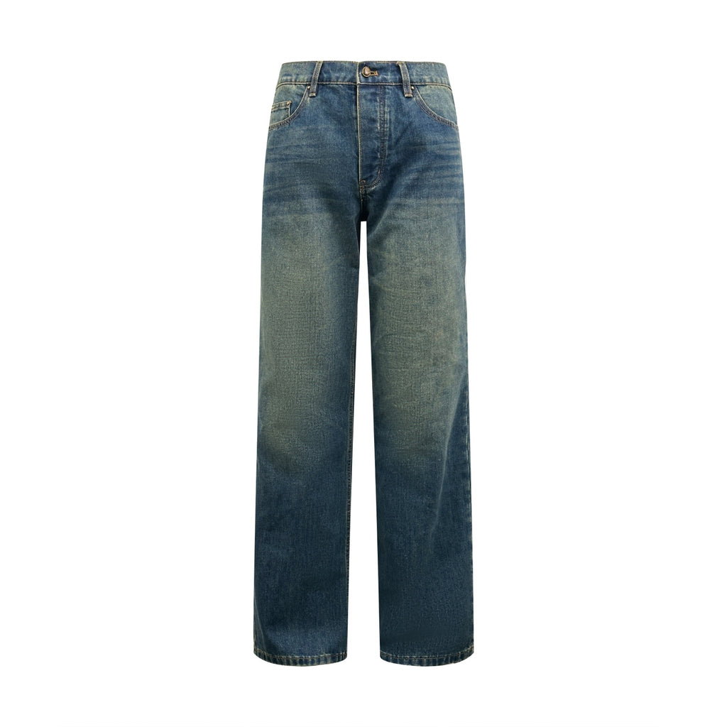 2026 New Model GS Leather Detail Pockets Denim Jeans (BB4018-B80)