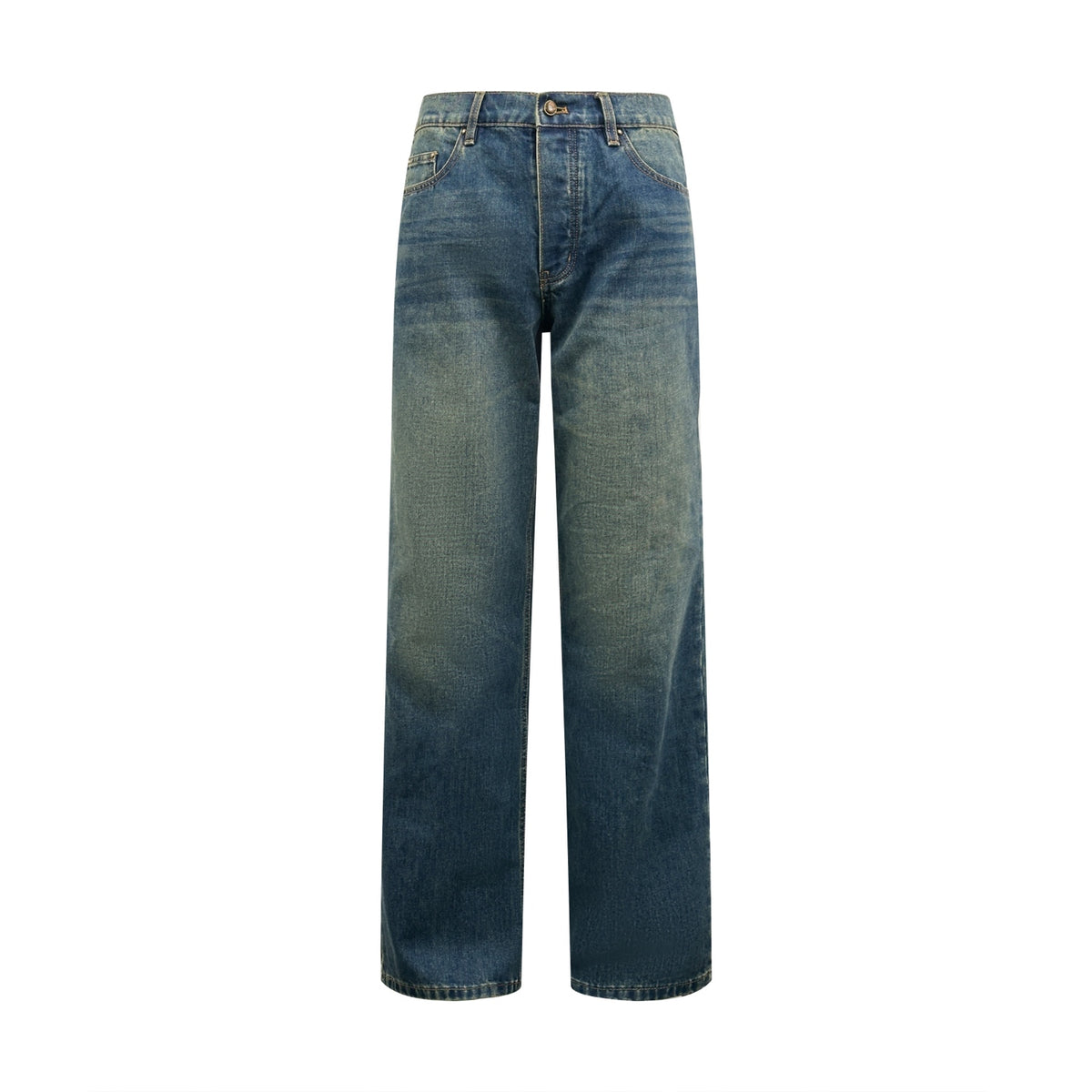 2026 New Model GS Leather Detail Pockets Denim Jeans (BB4018-B80)