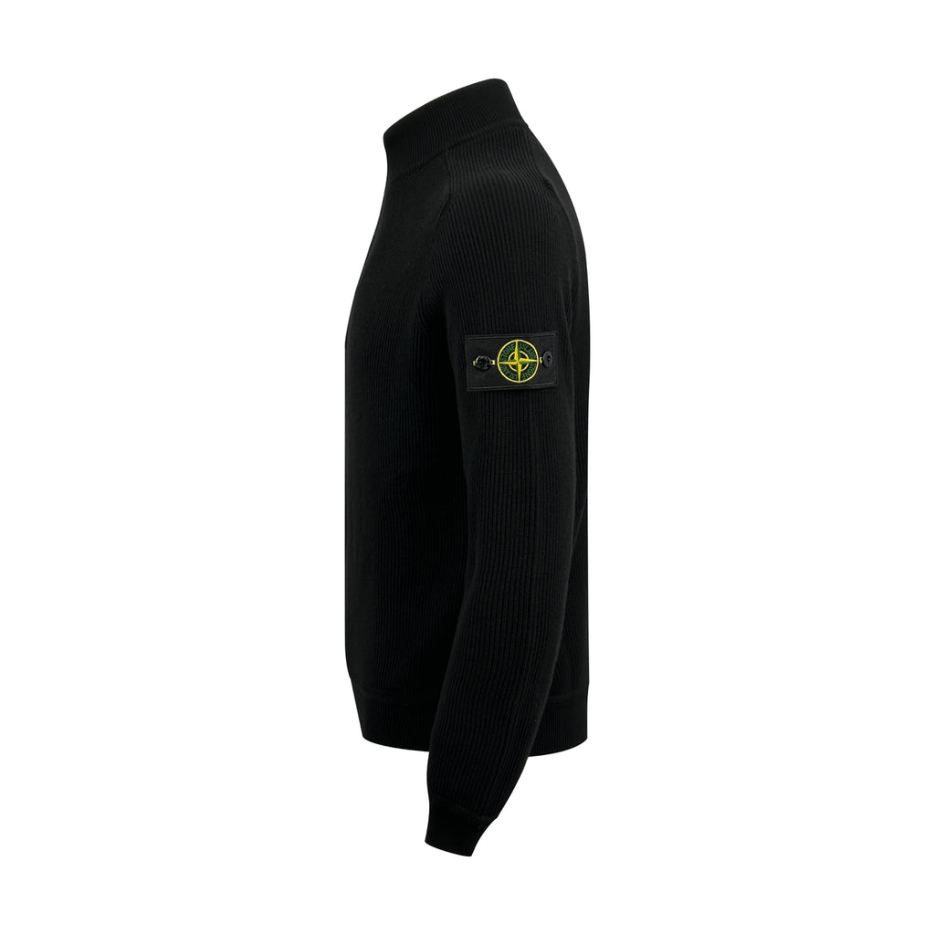 2026 New Model GS Badge Standing Collar Knit Sweater (AA1003-B10)