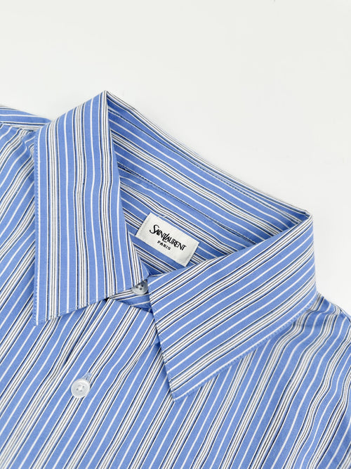 2026 New Edition GS Logo Embroidered Striped Shirt (BB4004-B35)
