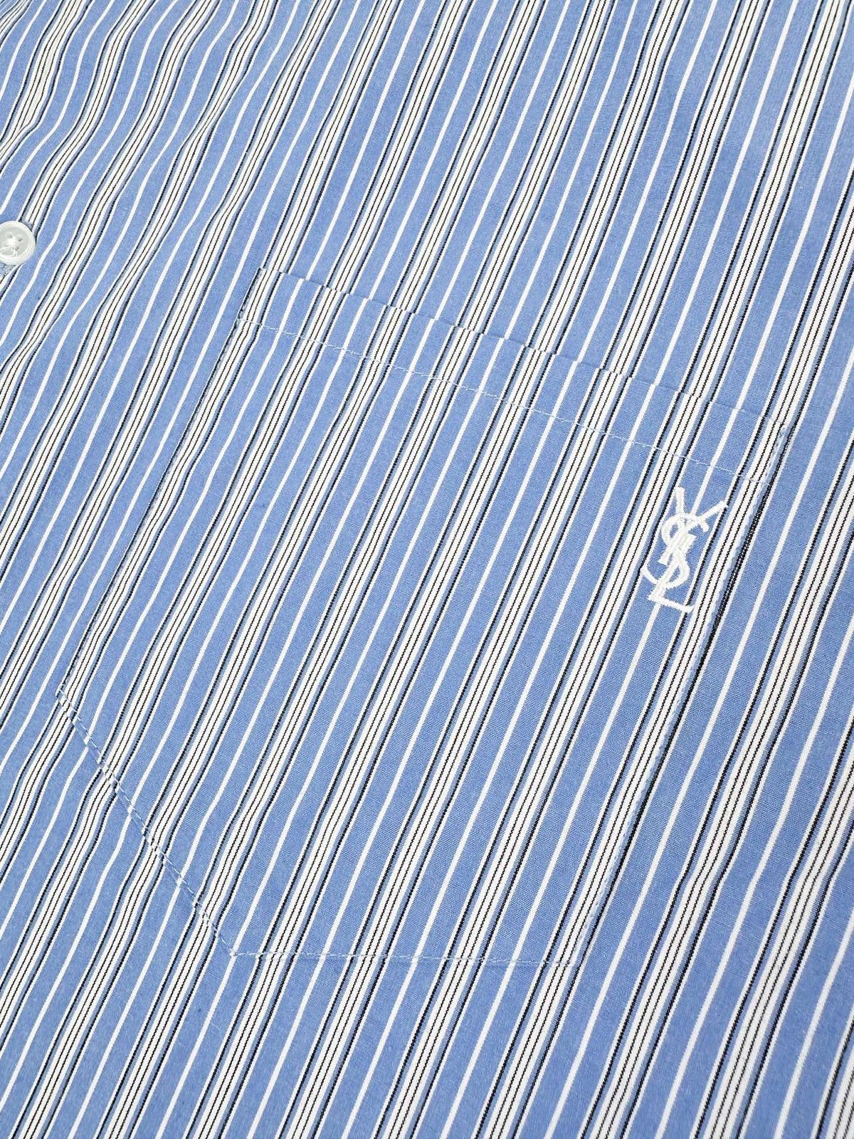 2026 New Edition GS Logo Embroidered Striped Shirt (BB4004-B35)