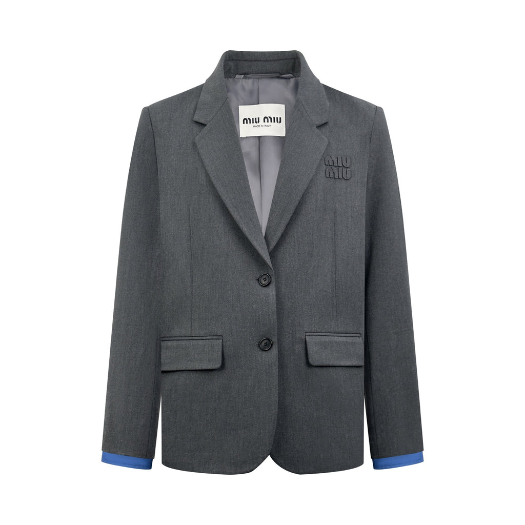 2026 New Model GS Logo Single Button Wool Suit (BB892-D40)