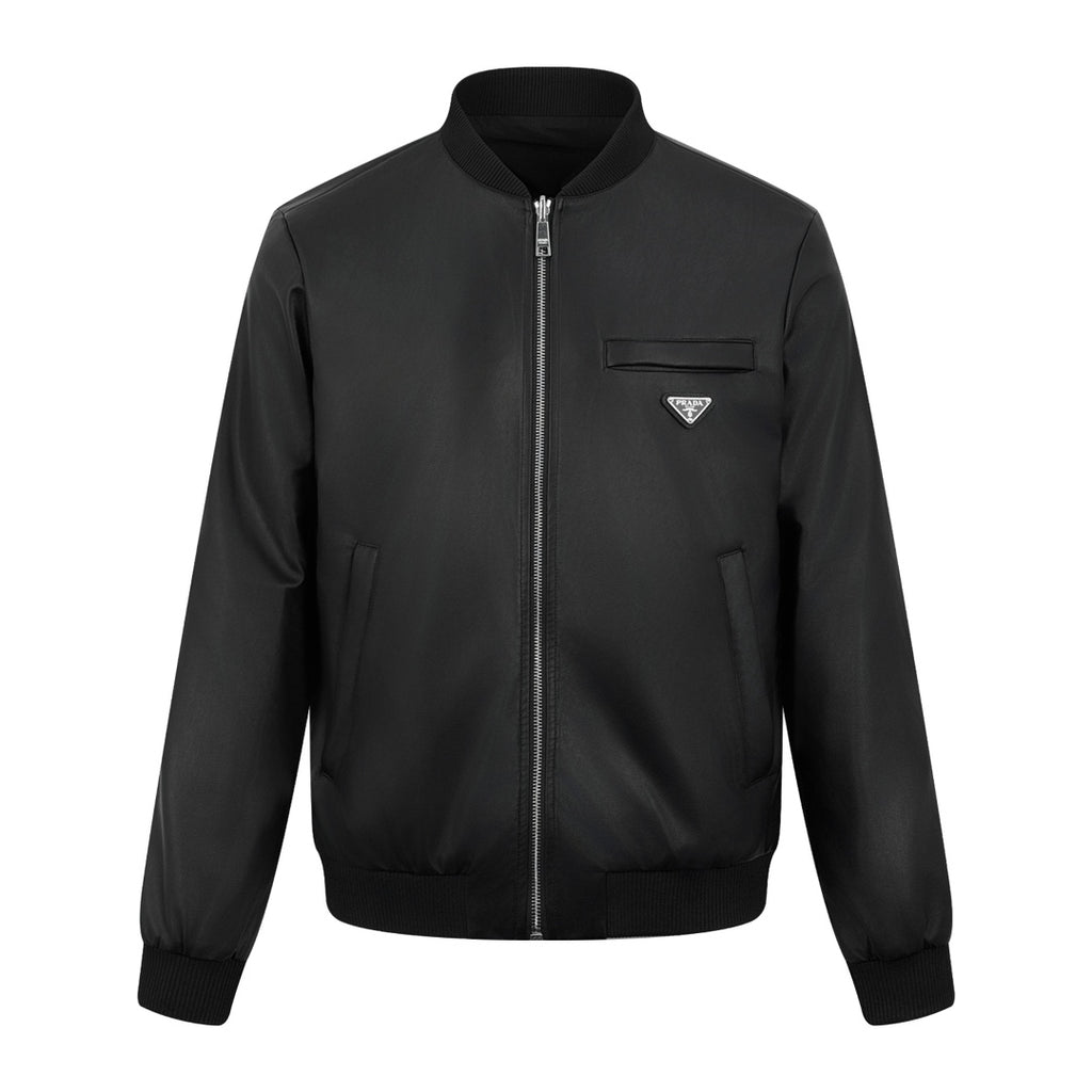 2026 New Model GS Two-Sided Wear Leather Plain Weave Jacket (25288-D10)