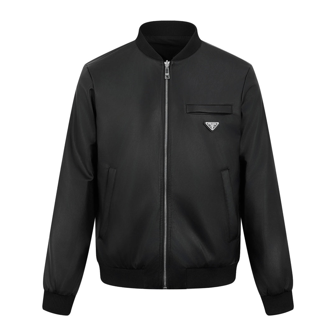 2026 New Model GS Two-Sided Wear Leather Plain Weave Jacket (25288-D10)