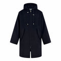2026 New Style GS Leather Label Hooded Long Coat (25393-D40)