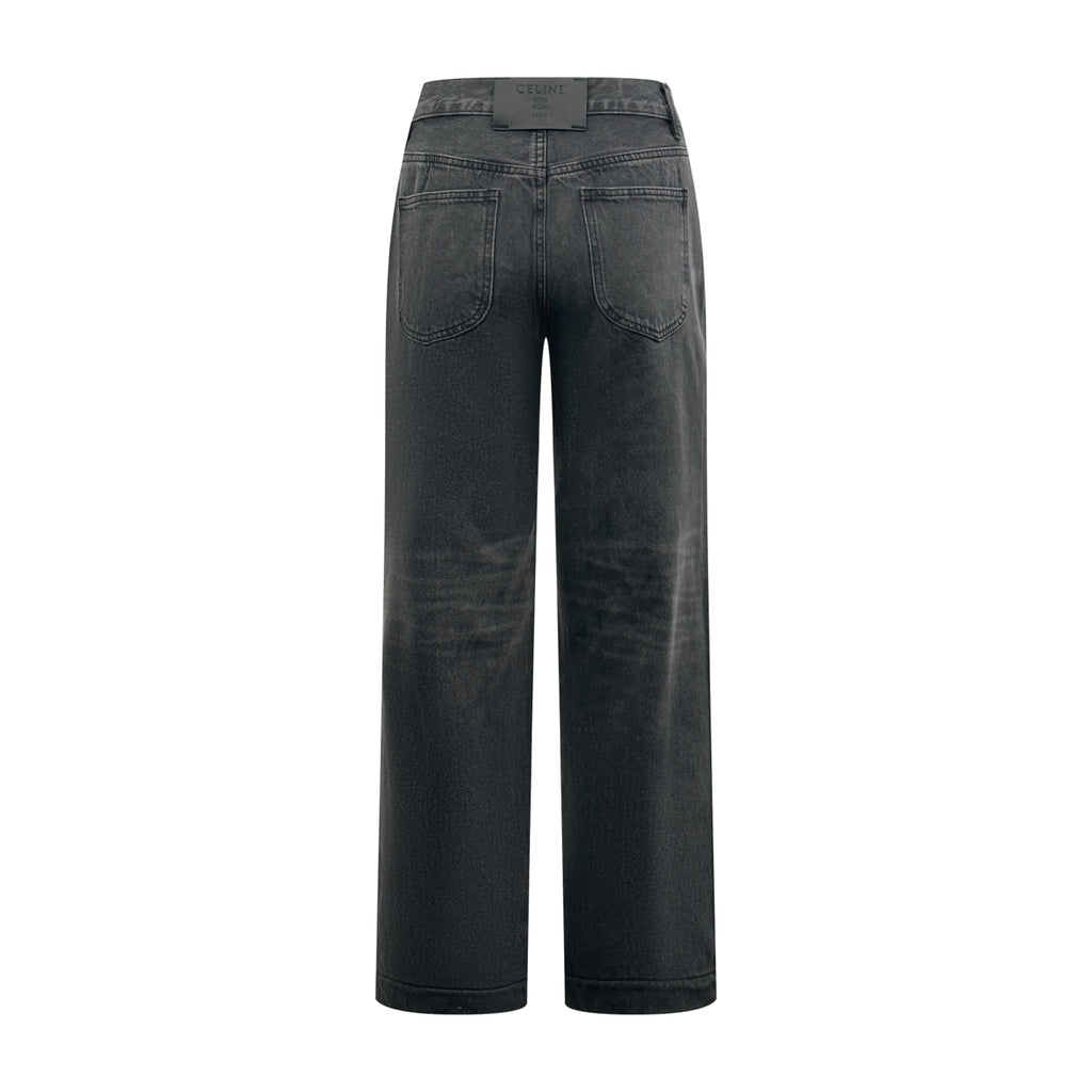 2026 New Model GS Leather Embroidered Denim Pants (BB4007-B65)