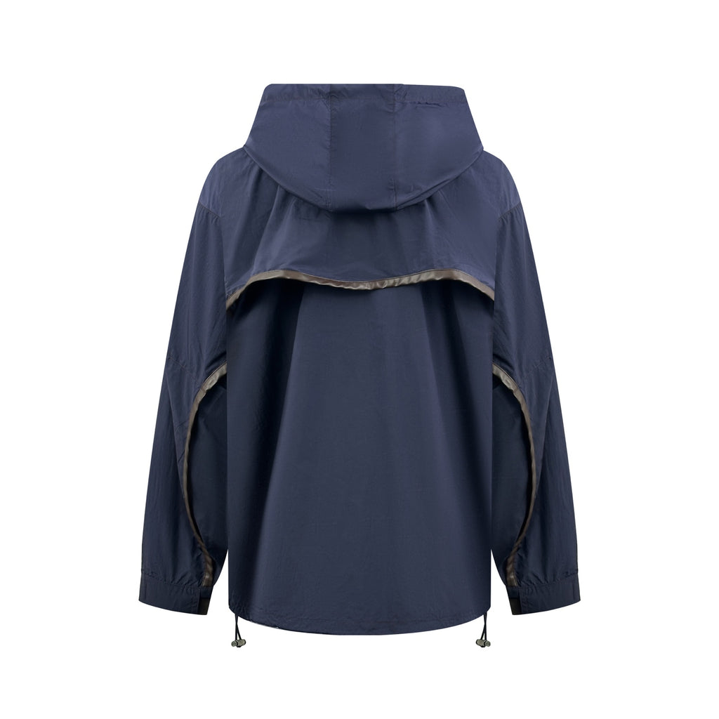 2026 New Style GS Leather Patched Hooded Coat (AA639-C25)