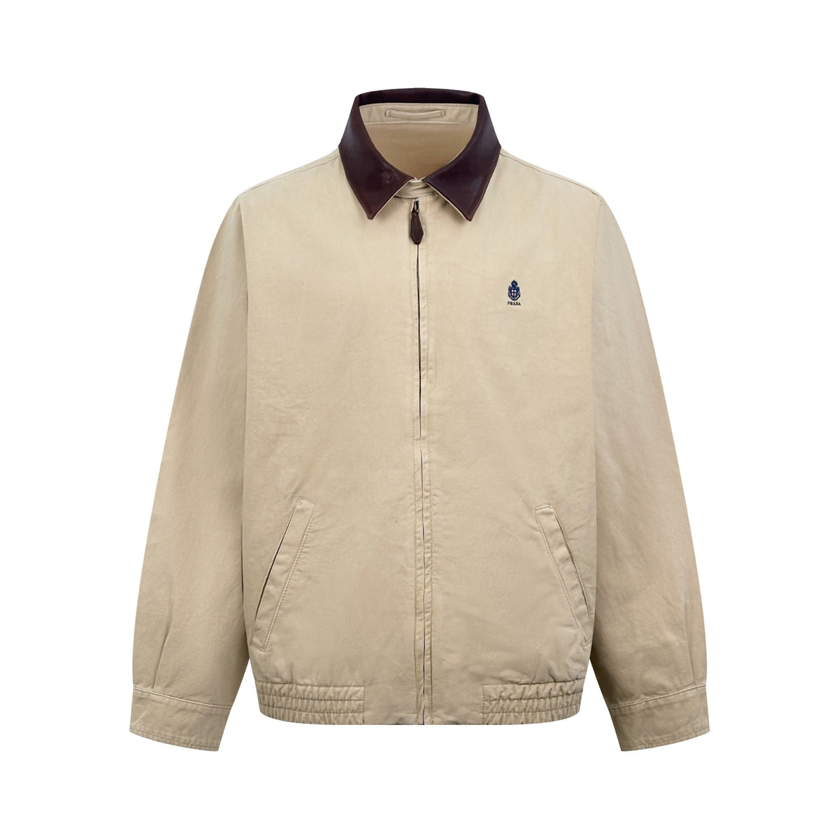 2026 New Model GS Embroidered Leather Zipper Coat (BB870-C15)
