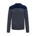 2026 New GS Striped Embroidered Button-Side-Opening Jumper (25342-B35)