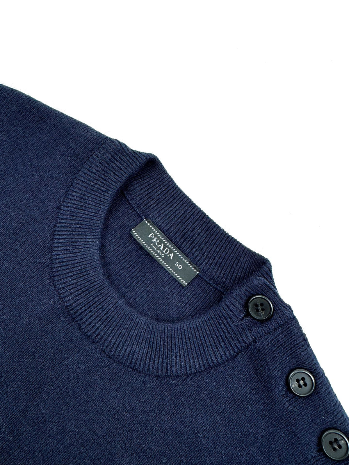 2026 New GS Striped Embroidered Button-Side-Opening Jumper (25342-B35)