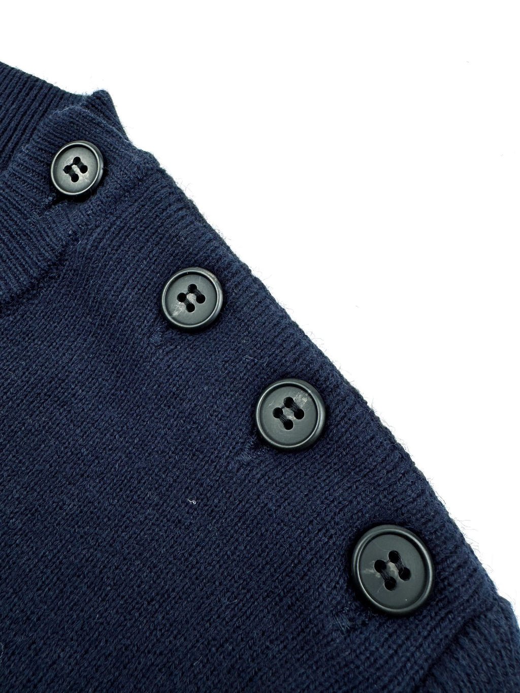 2026 New GS Striped Embroidered Button-Side-Opening Jumper (25342-B35)
