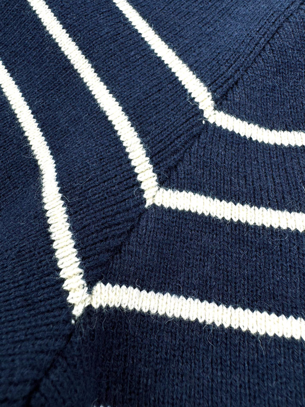 2026 New GS Striped Embroidered Button-Side-Opening Jumper (25342-B35)
