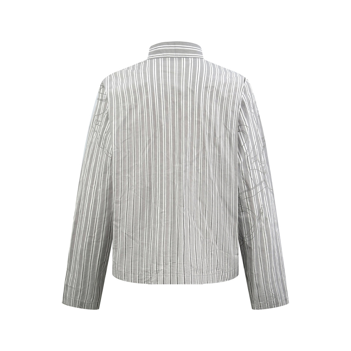 2026 new GS logo printed striped coat (BB4009-C00)