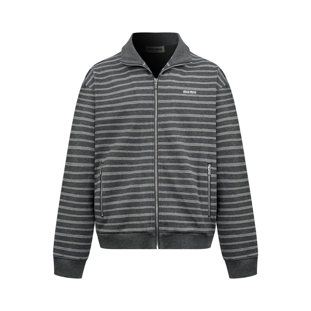 2026 New GS Logo Striped Zip-Up Jacket (CC7019-C15)