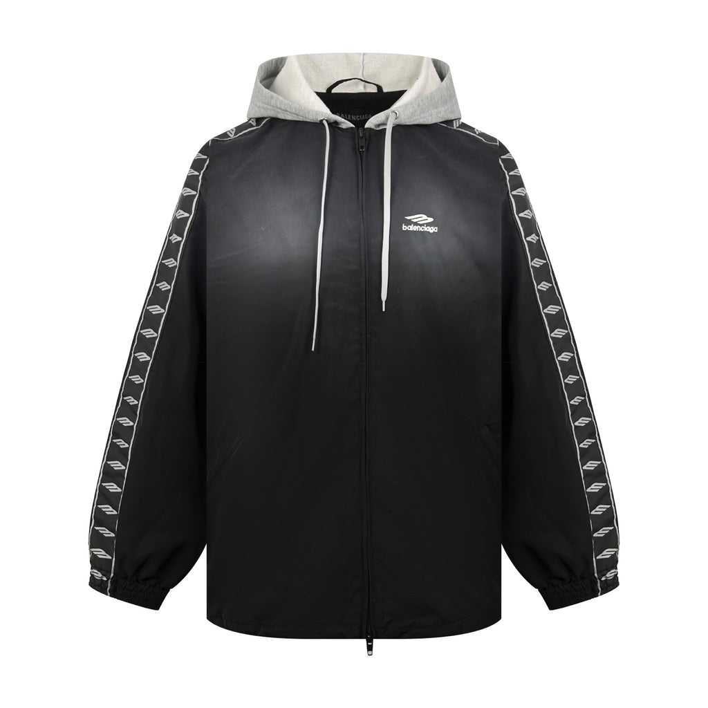 2026 New Model GS Embroidered Ribbon Hooded Jacket (BB4020-C05)